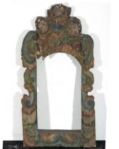 Oval mirror from the late 19th century