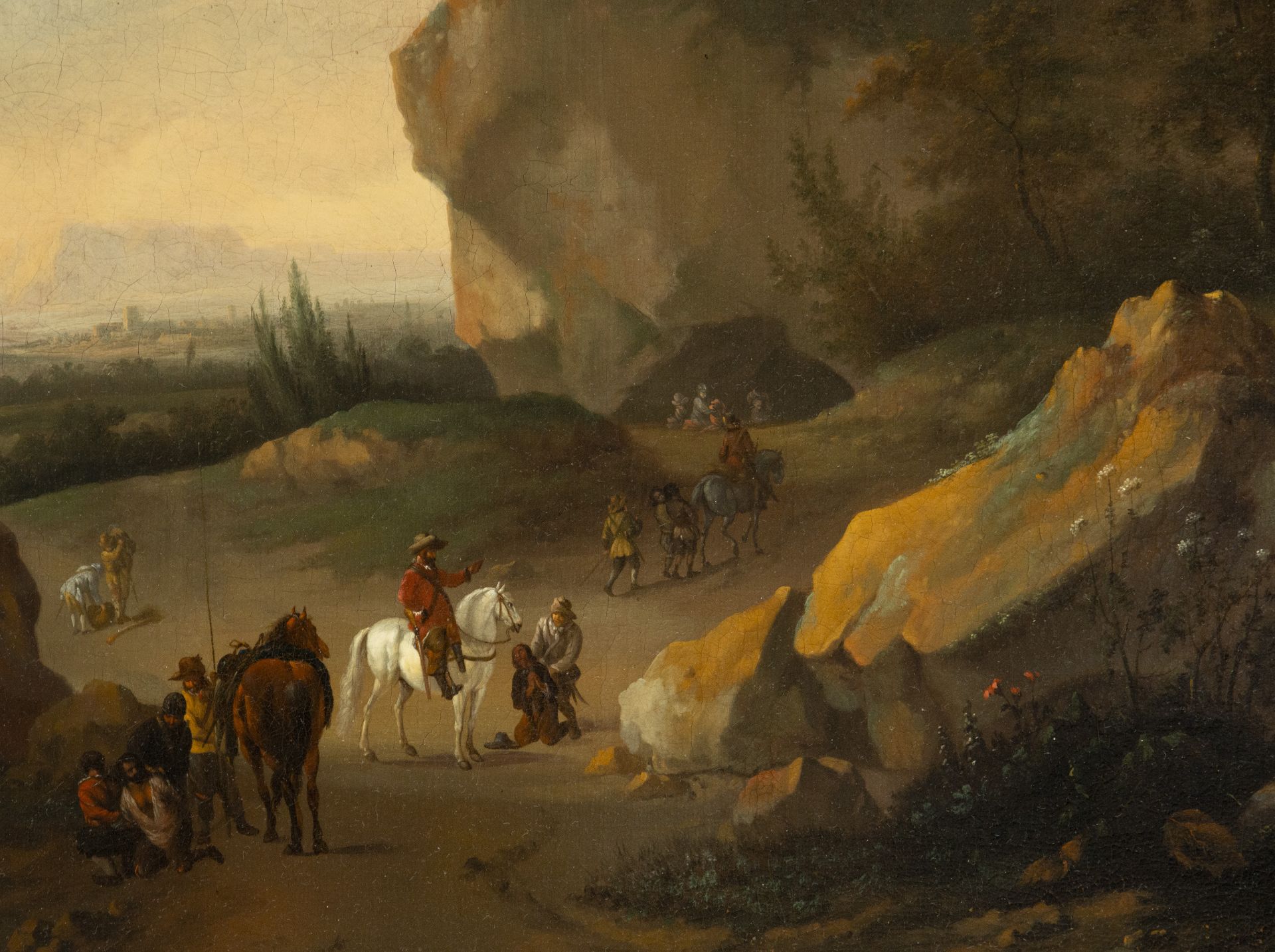 Pastoral Scene, Flemish school of the 17th century - Bild 4 aus 7