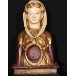 Tuscan Renaissance reliquary bust of the 15th century early 16th century
