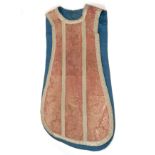 Ecclesiastical Priest's Chasuble, in silk, 19th century