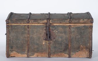 Exceptional 15th century Medieval Gothic Chest, Valladolid, Spanish work, Catholic kings period