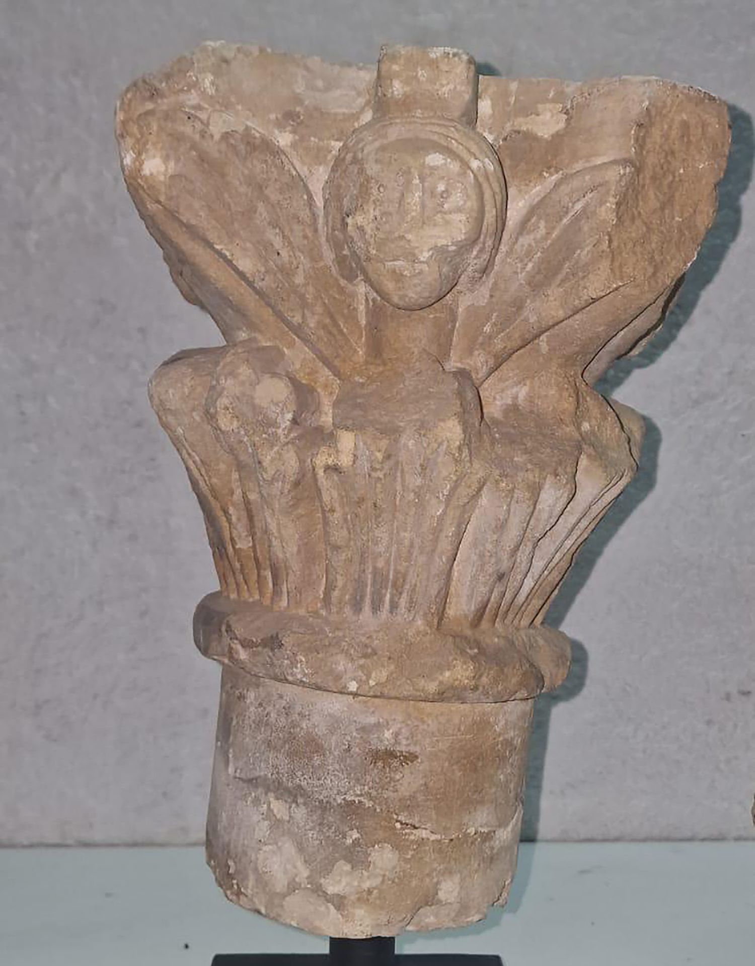 Late Capital - Catalan Romanesque in stone, 13th - 14th centuries - Image 3 of 4