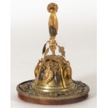 Napoleon III gilt bronze service bell