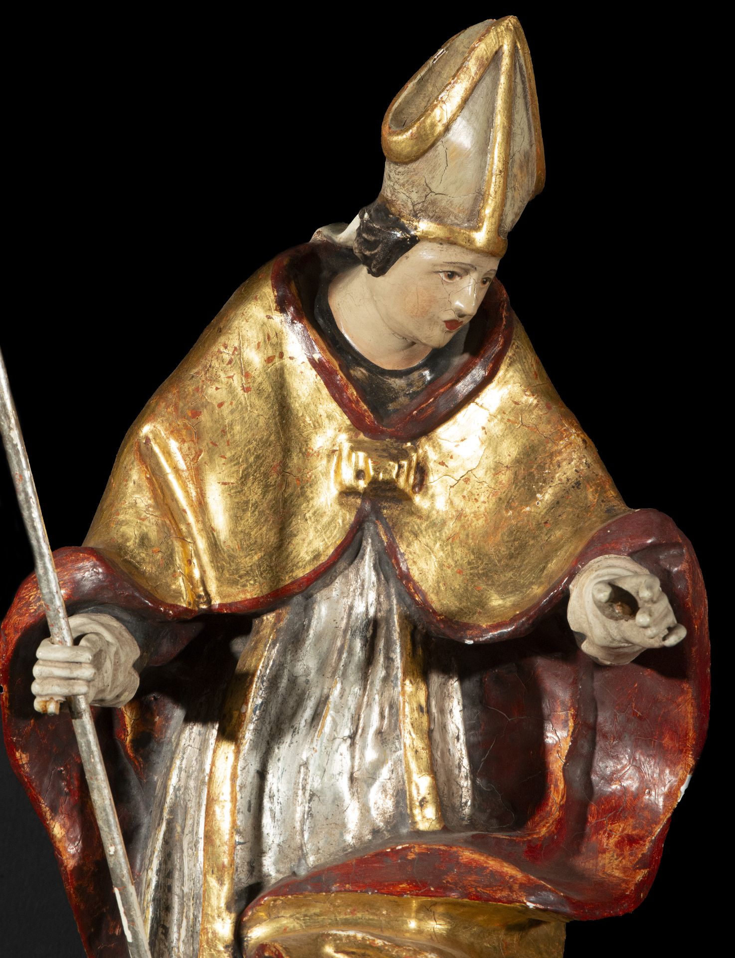 17th century Italian Saint Nicholas of Bari - Image 2 of 6