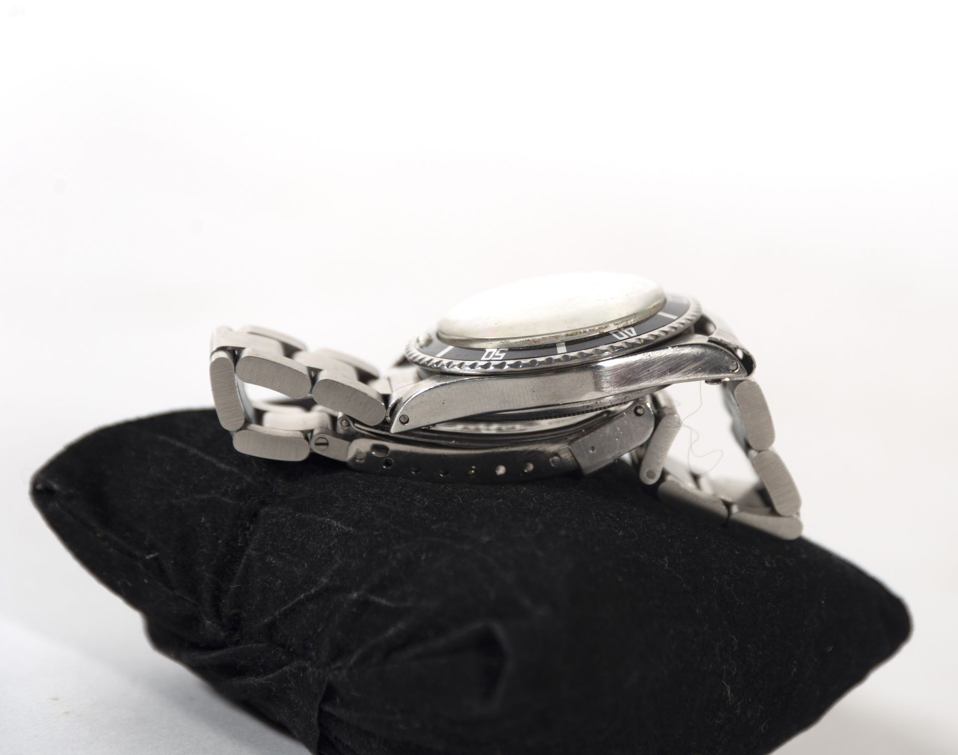 Elegant Rolex Submariner watch model 5513 vintage in steel, 1960s - Bild 7 aus 9