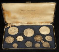 Lot of 11 Cuban Silver Coins from the beginning of the 20th century