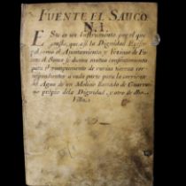 Fuente Souco Document, N.1, 16th Century