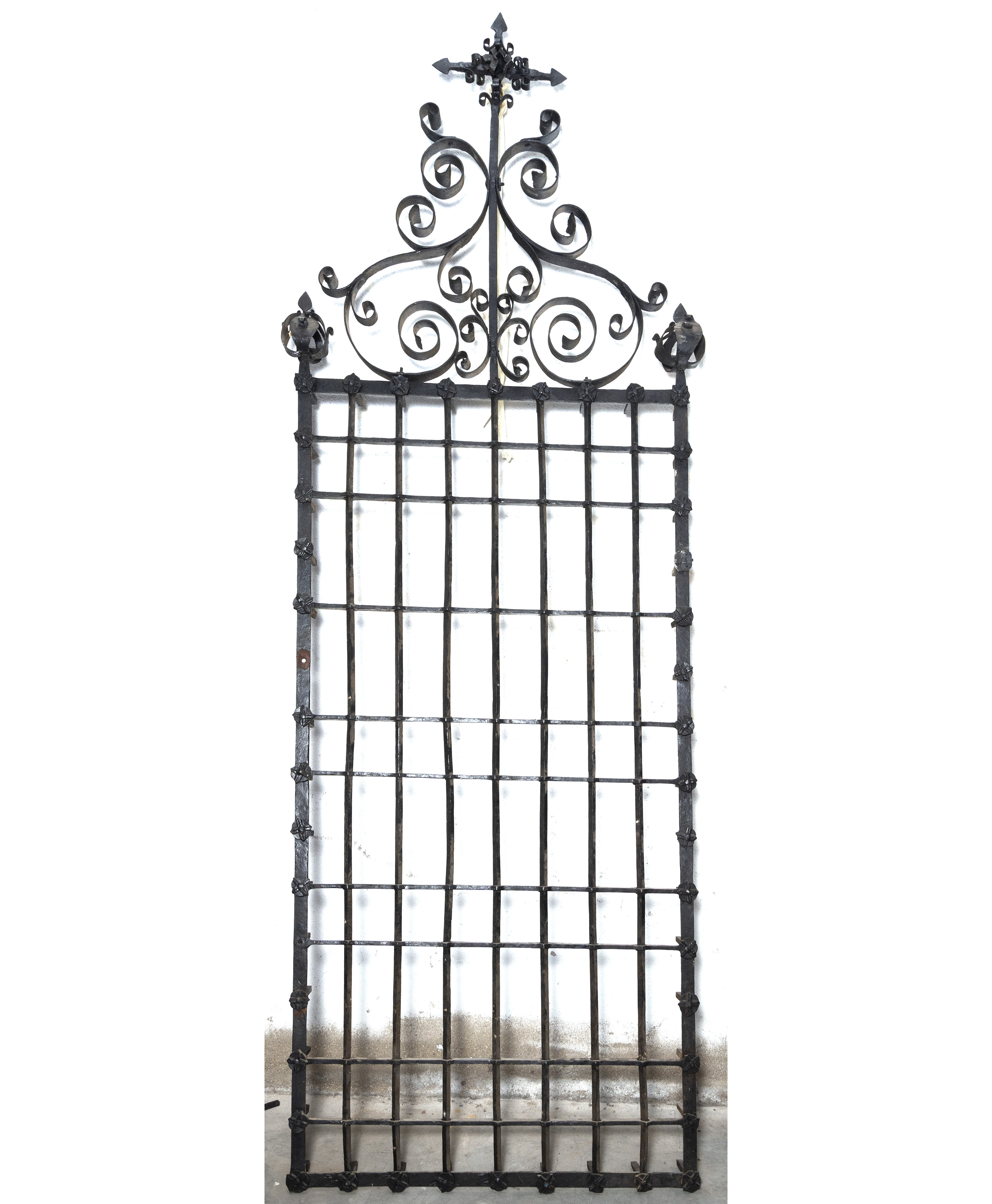 Important Large Renaissance Grille transition to the Spanish Baroque of a 17th century palace in wro