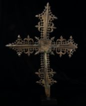 Bronze Gothic Cross, France, towards the 15th century