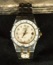 Breitling in steel and 18k gold, cadet size, year 2000