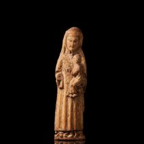 Catalan Romanesque Virgin, ex-Peña collection, Madrid