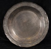 Large post-colonial Mexican Tray Maximilian or Revolutionary period of the late 19th century