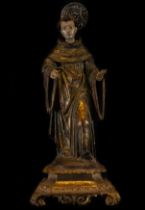 Sculpture of Saint Anthony of Padua, Castilian school, 17th century