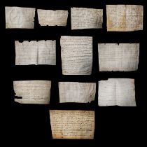 Eleven notarial documents of the Area of ​​Aragon and Catalonia, 13th century, around year 1200