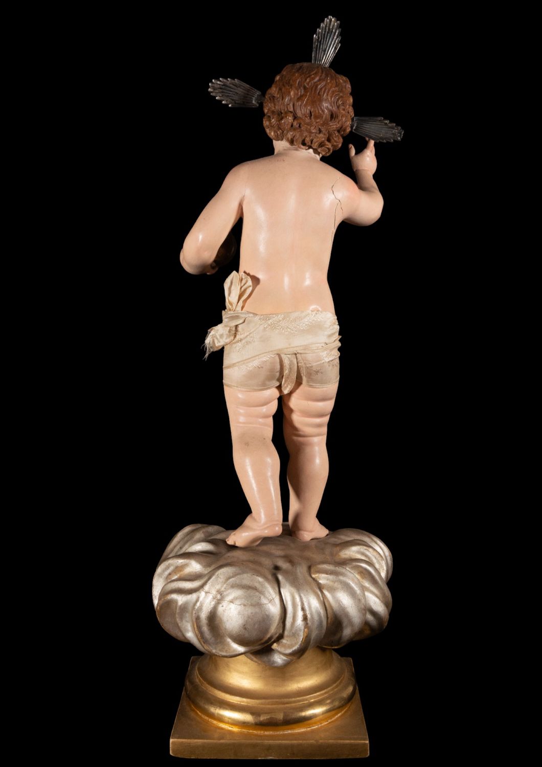 Large Enfant Jesus of the Ball, Italian Baroque school of the 18th century - Image 6 of 6
