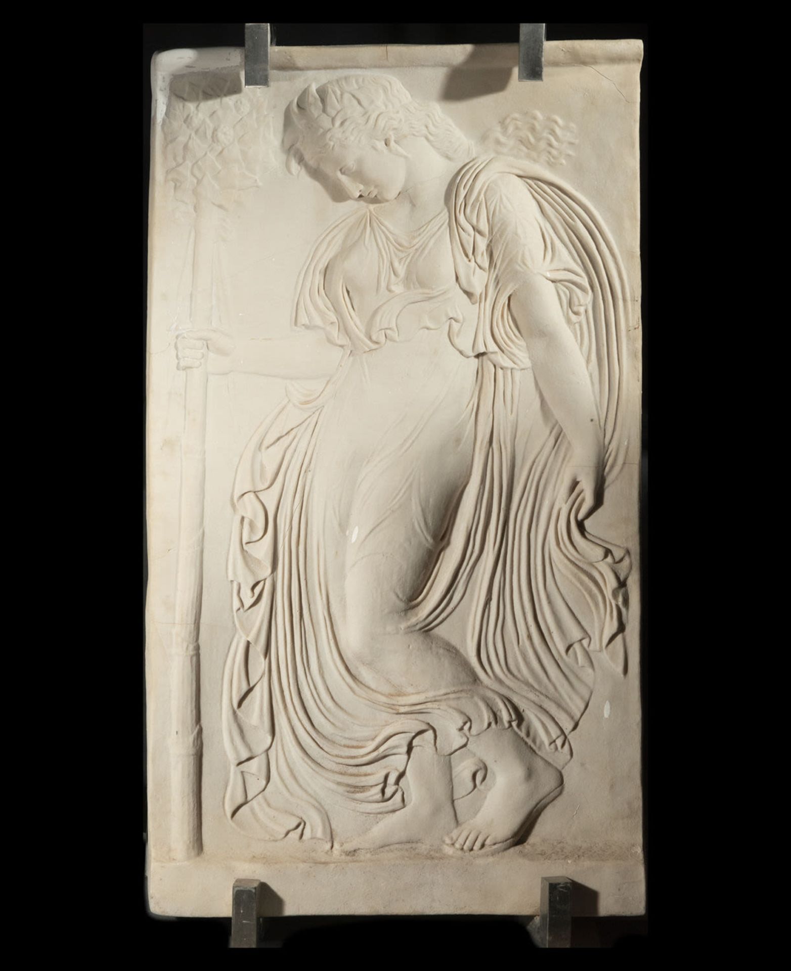 Pair of Large Reliefs in Neoclassical taste, Enrique Orejudo Alonso, 20th century - Bild 4 aus 6