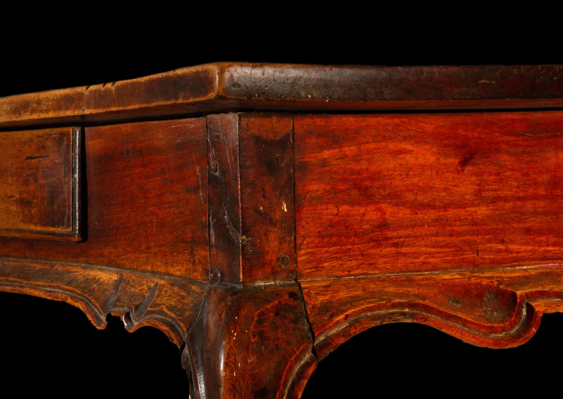 Dutch colonial desk in mahogany wood, Netherlands Antilles, 18th century - Bild 3 aus 4