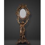 North American Beaux Arts Style Mirror, 19th Century