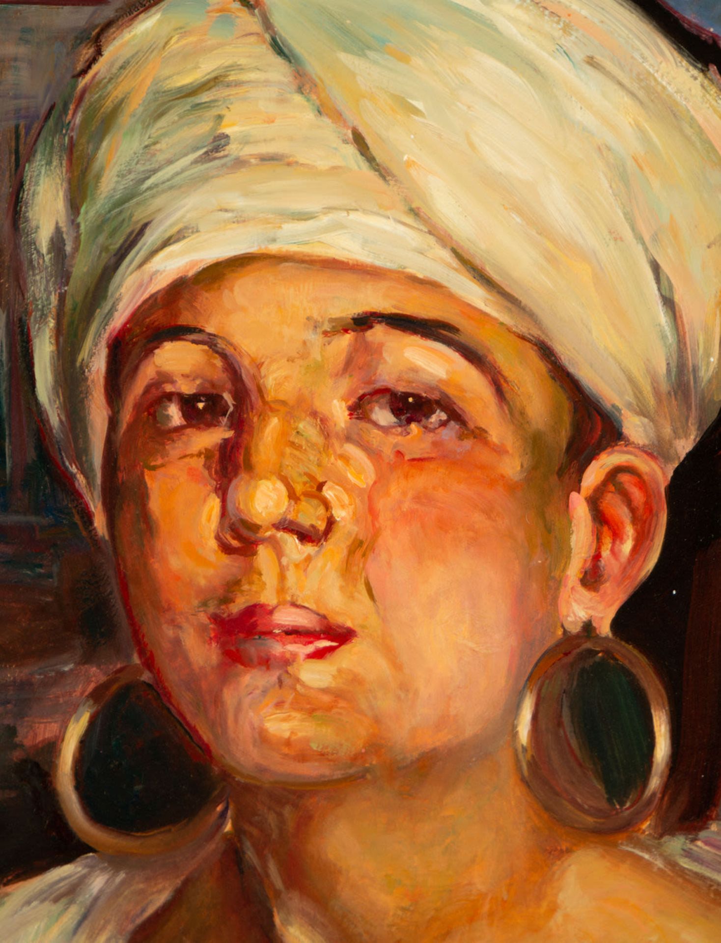 Orientalist child portrait, signed CARAZO MARTINEZ Ramón (1896-1936), 20th century Spanish school - Image 3 of 7