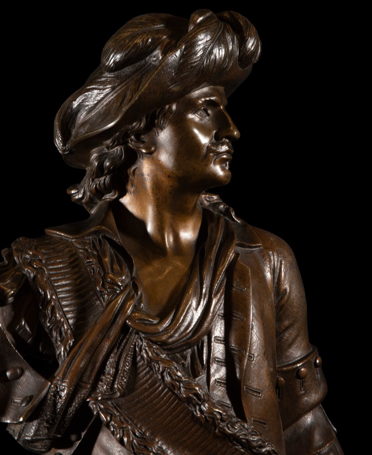Pirate Barbarossa in Bronze Grand Tour, 19th century - Image 2 of 11