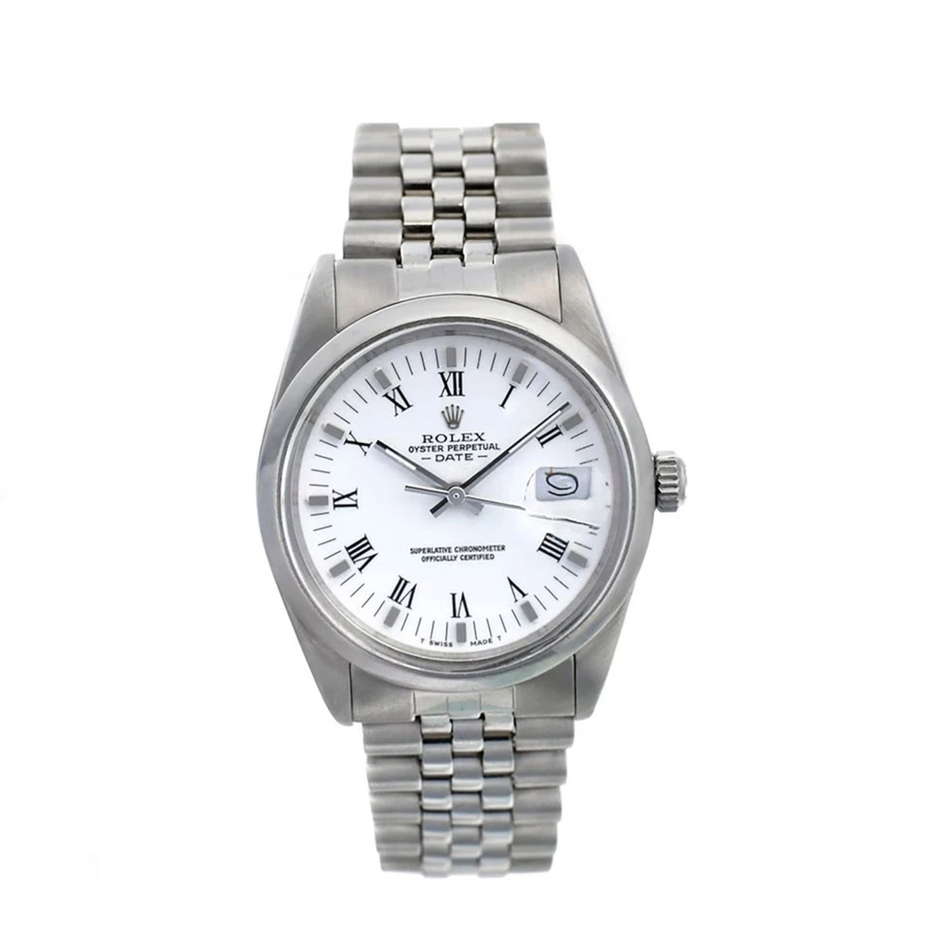 Oyster Perpetual Date Rolex Cadet size wristwatch, 1990s