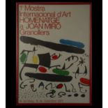 Poster, Joan Miró (Barcelona, ​​1893-Palma de Mallorca, 1983), 20th century