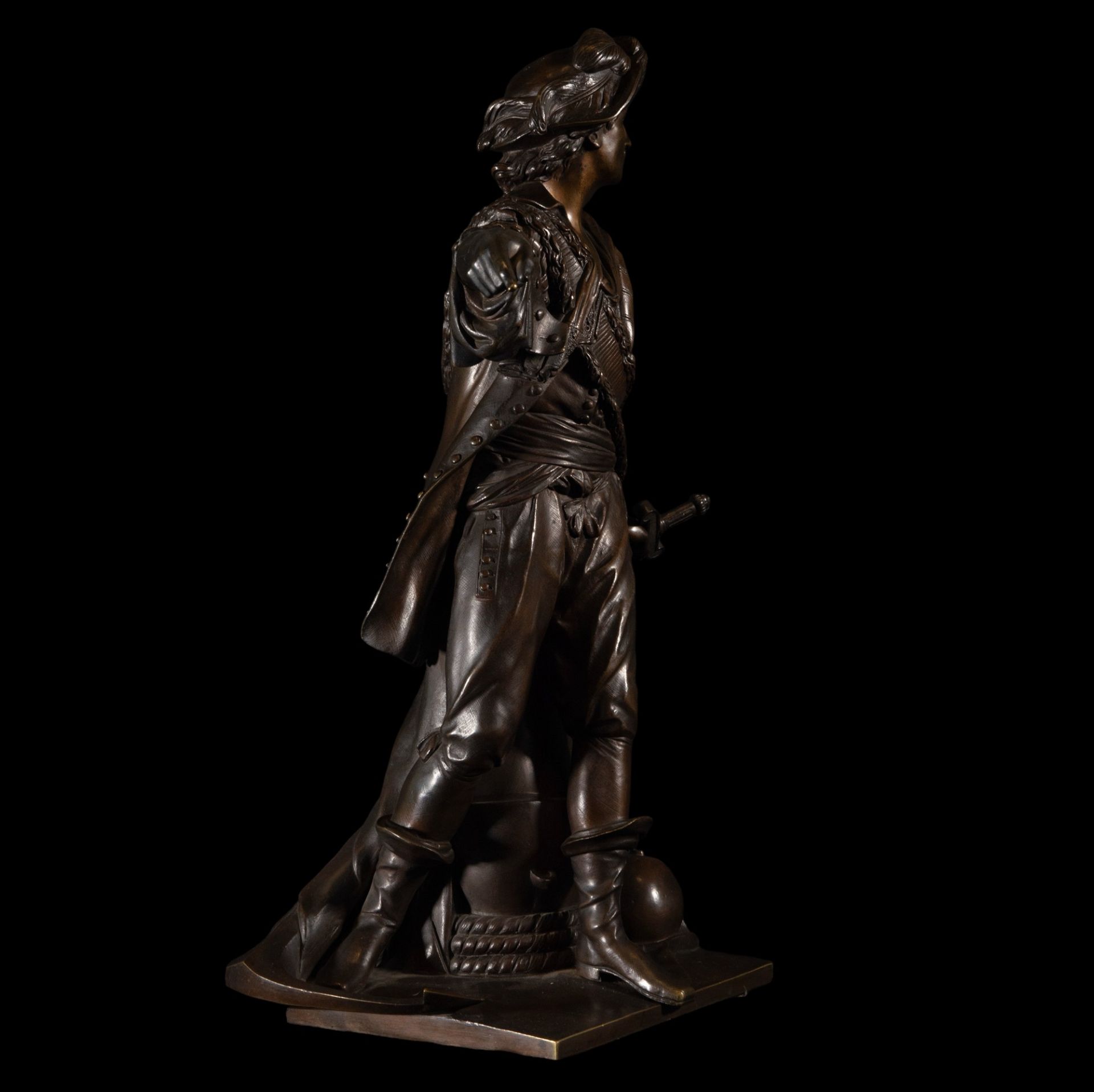 Pirate Barbarossa in Bronze Grand Tour, 19th century - Bild 6 aus 11