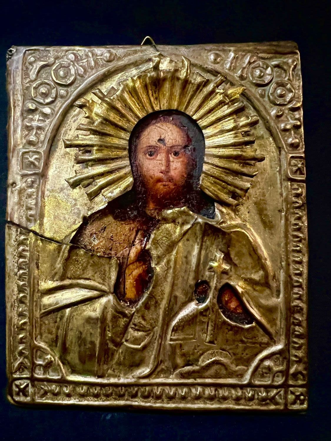 Beautiful and Fine Veneto Cretan Orthodox Icon, 17th century