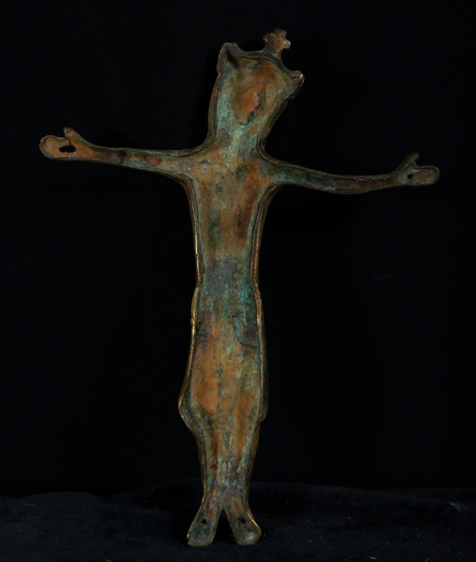 According to Limoges Gothic models, Christ in enamelled bronze - Bild 4 aus 4