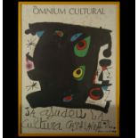 Poster, Joan Miró (Barcelona, ​​1893-Palma de Mallorca, 1983), 20th century