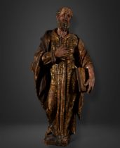 Large Saint Peter the Evangelist Late Tuscan Gothic 15th century early 16th century