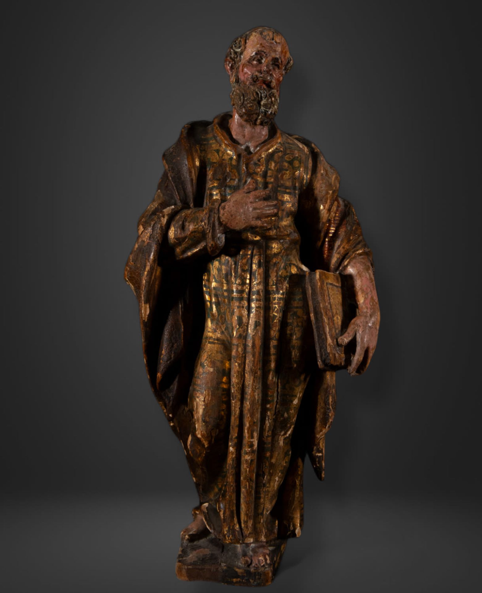 Large Saint Peter the Evangelist Late Tuscan Gothic 15th century early 16th century