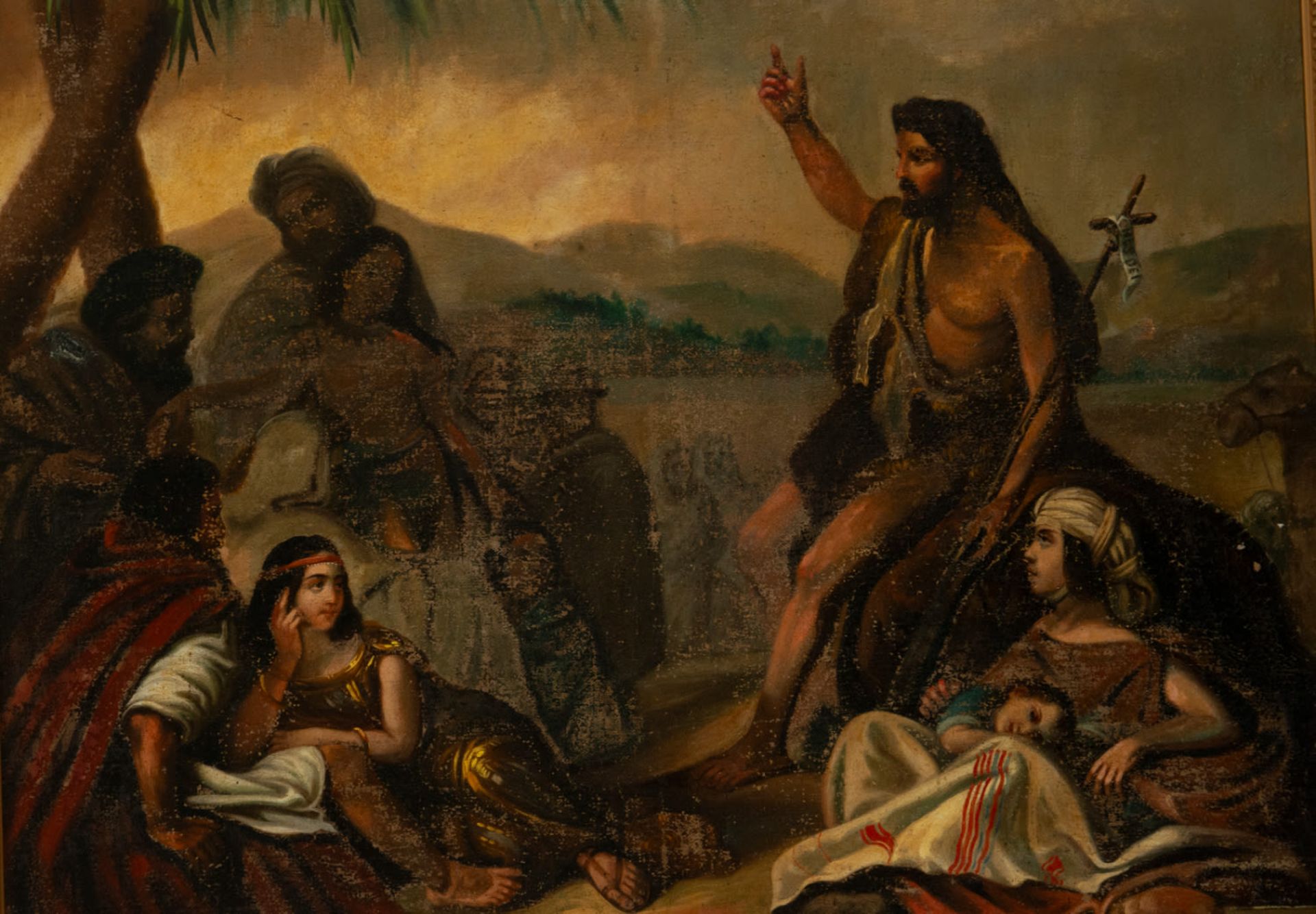 18th century colonial school, Saint John Preaching in the Desert - Bild 3 aus 7