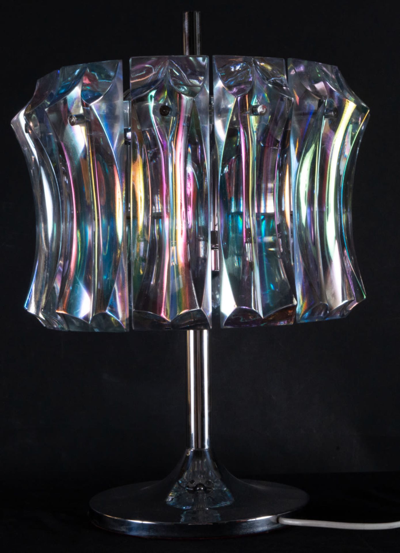 Deco style Murano glass table lamp, 1950s