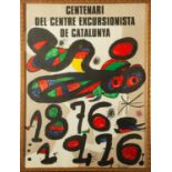 Poster, Joan Miró (Barcelona, ​​1893-Palma de Mallorca, 1983), 20th century