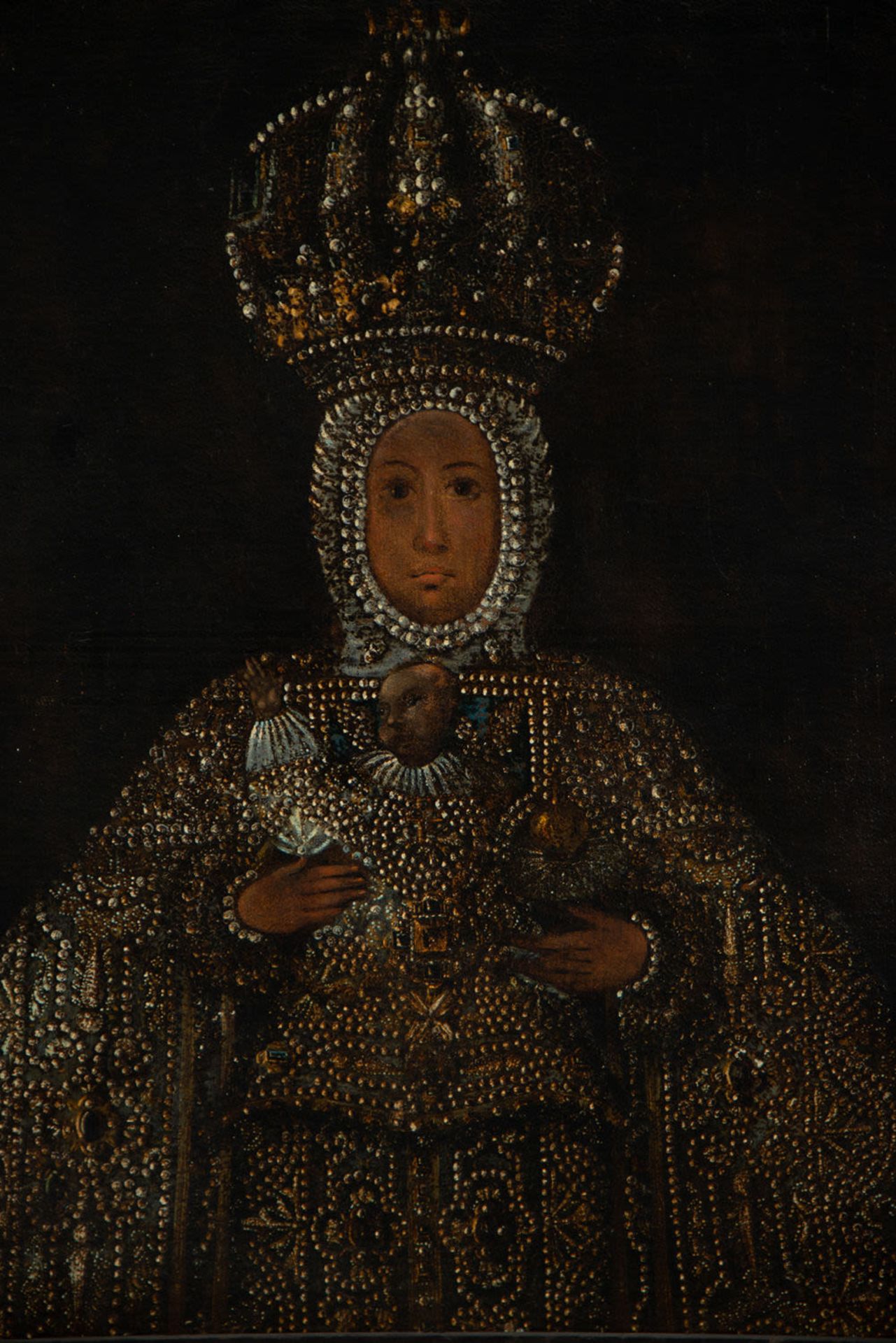 Virgin of the Tabernacle of Toledo, Toledo school of the 17th century - Bild 2 aus 5