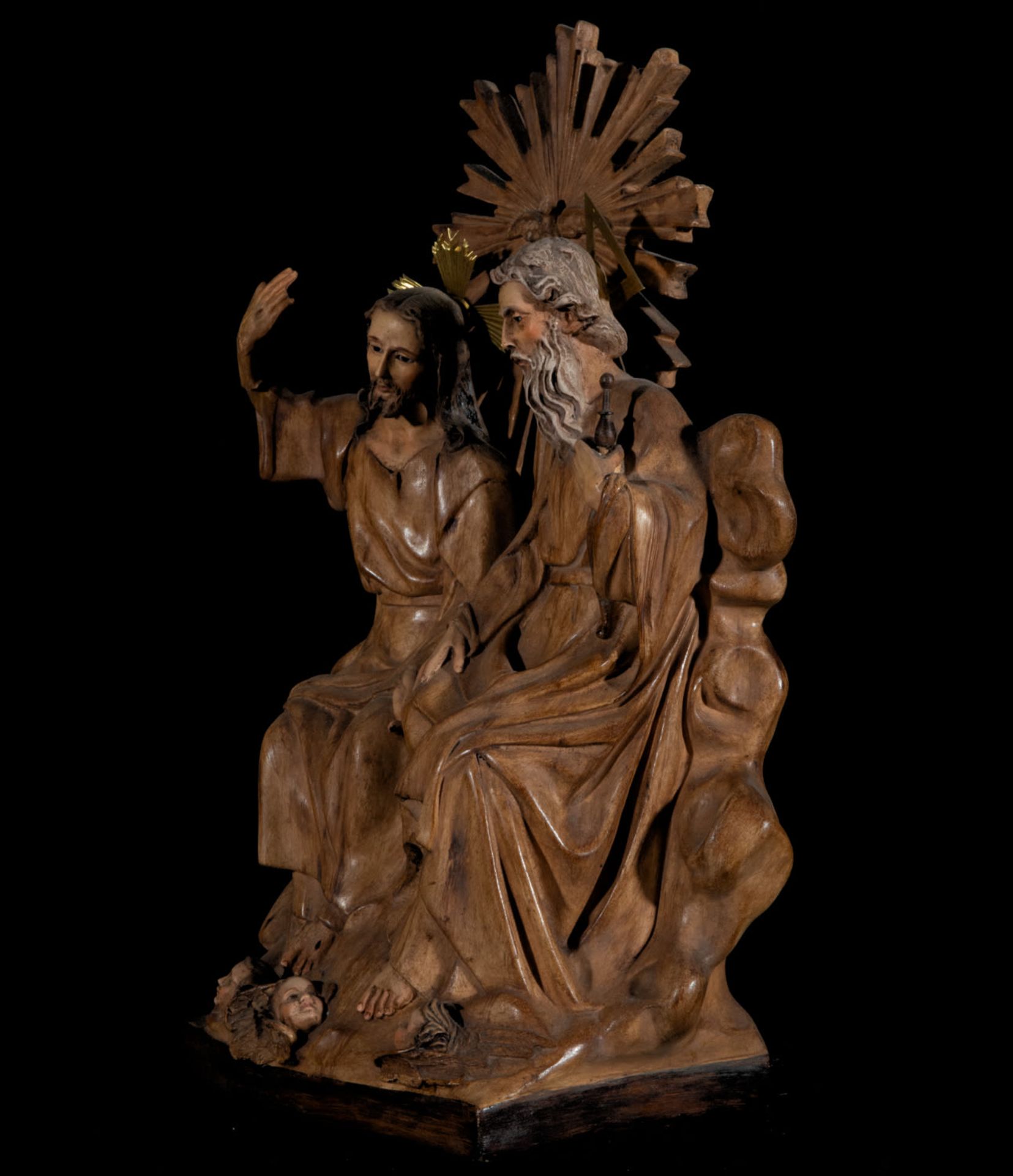 Christ next to God the Father, French school of the 18th - 19th century - Bild 4 aus 6