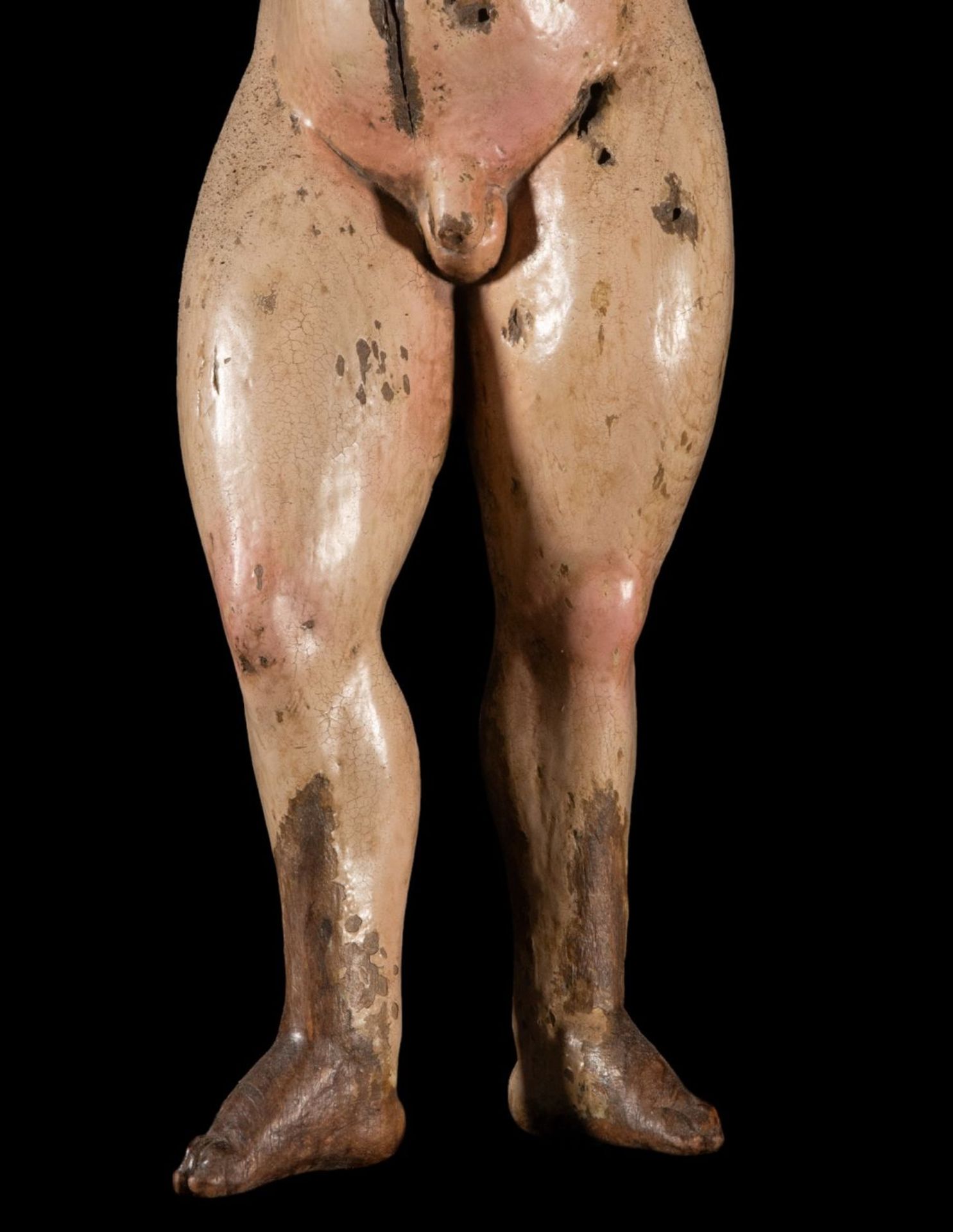 Large Enfant Jesus of the Ball of Mechelen, Gothic school of Mechelen from the 15th century - Bild 3 aus 7