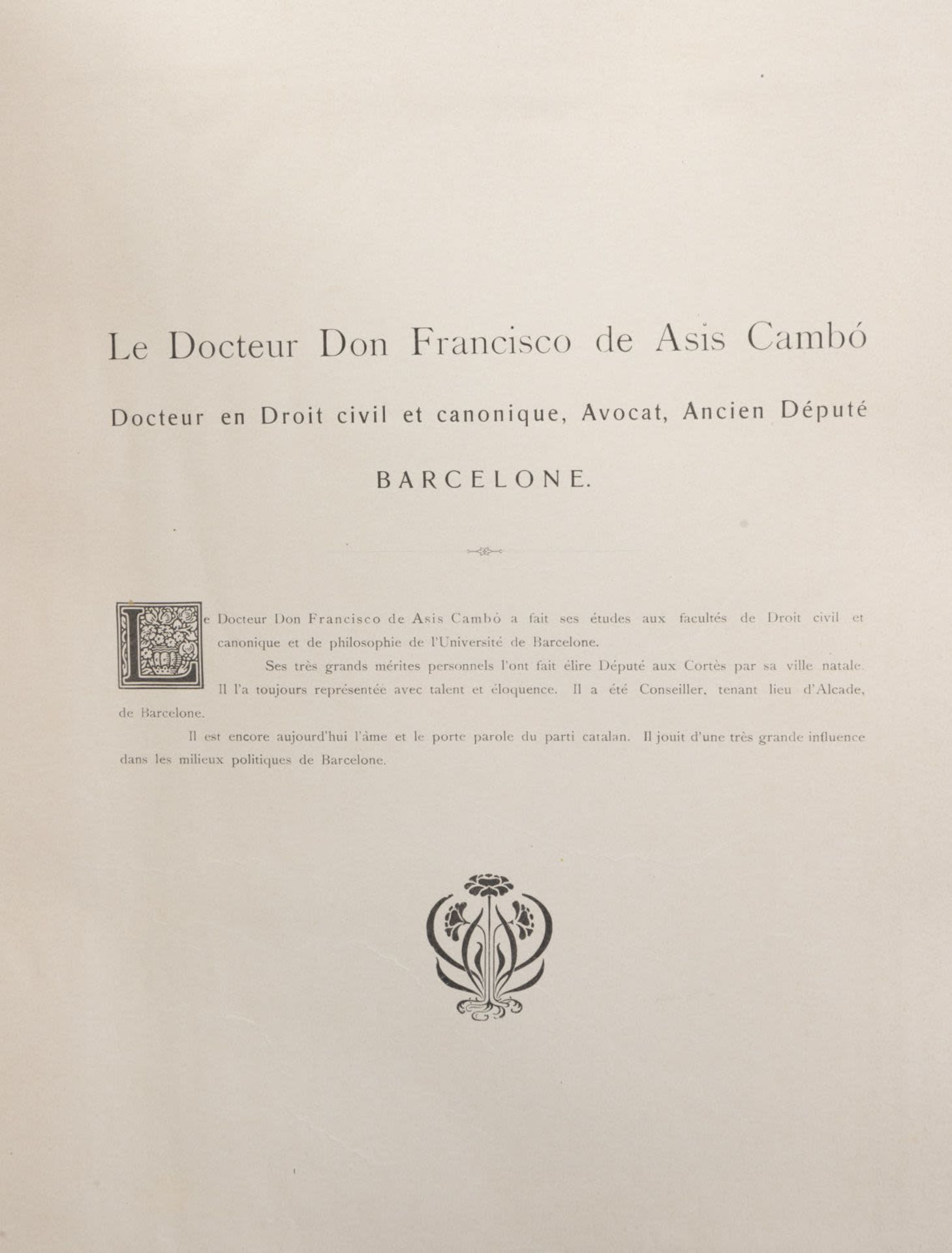 Book "l'Espagne Contemporaine", 19th century - Image 5 of 8