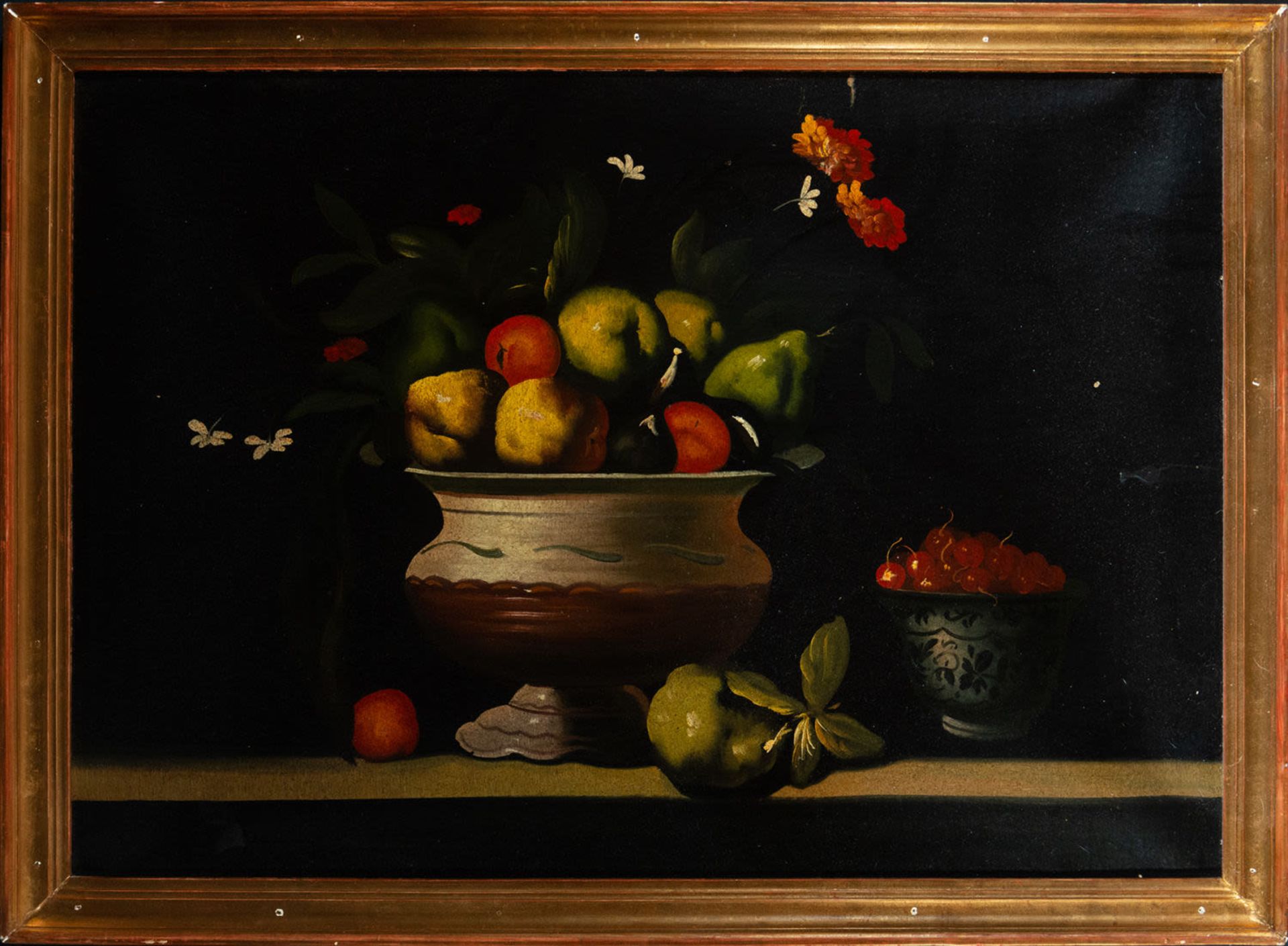 Fruit still life following models from the Majorcan Baroque school, 19th century