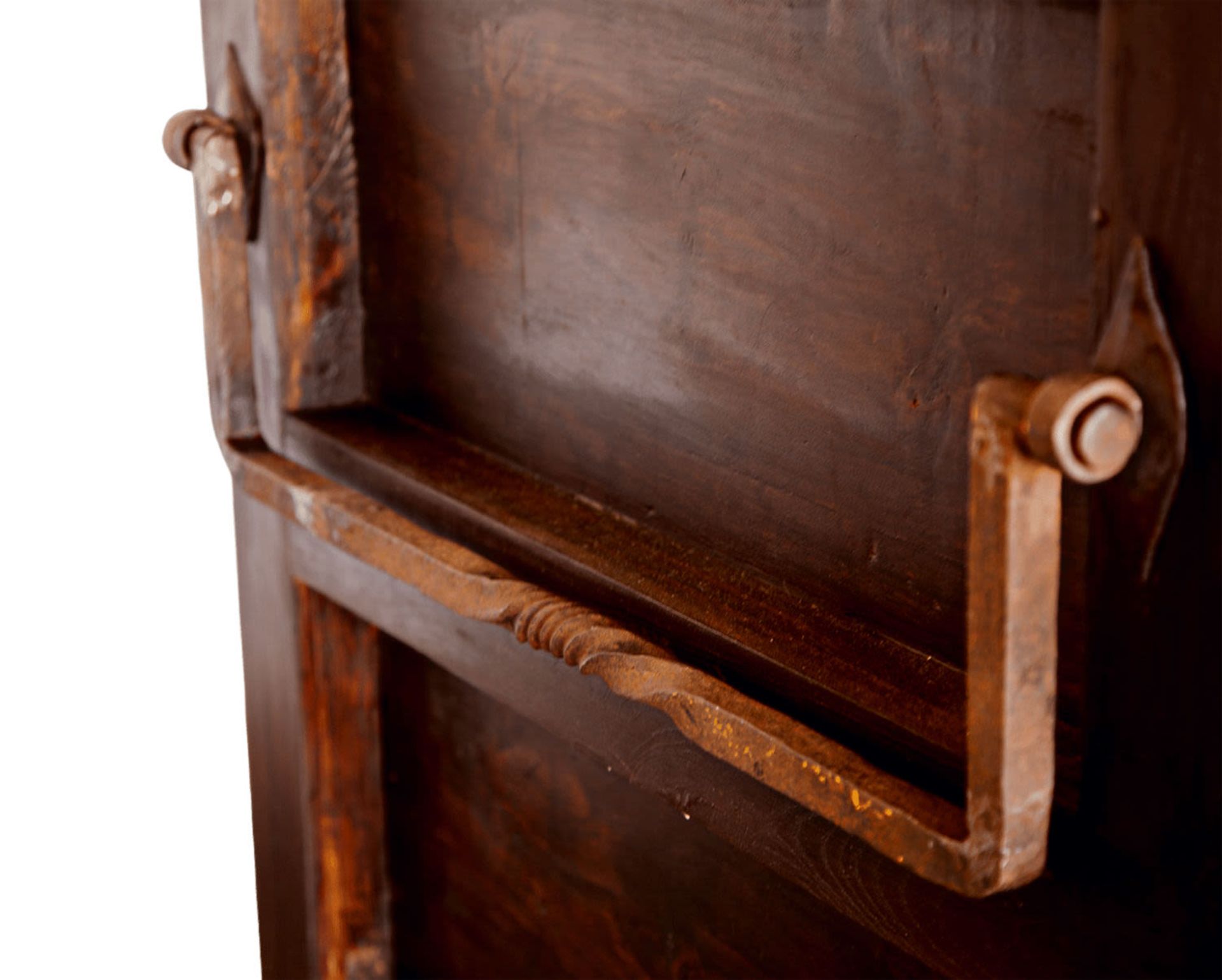 Very Large Pair of Ecclesiastical Chests of Drawers in wood and forge, Toledo or Salamanca, Spanish  - Image 5 of 5