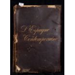 Book "l'Espagne Contemporaine", 19th century