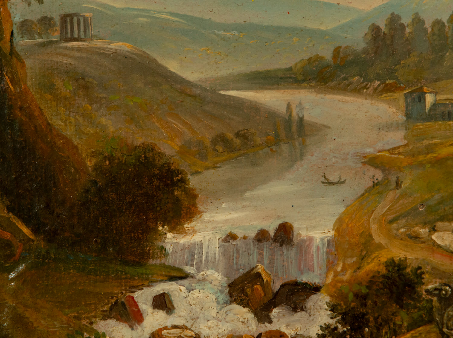 Pastoral landscape with river, 18th century - Image 3 of 4