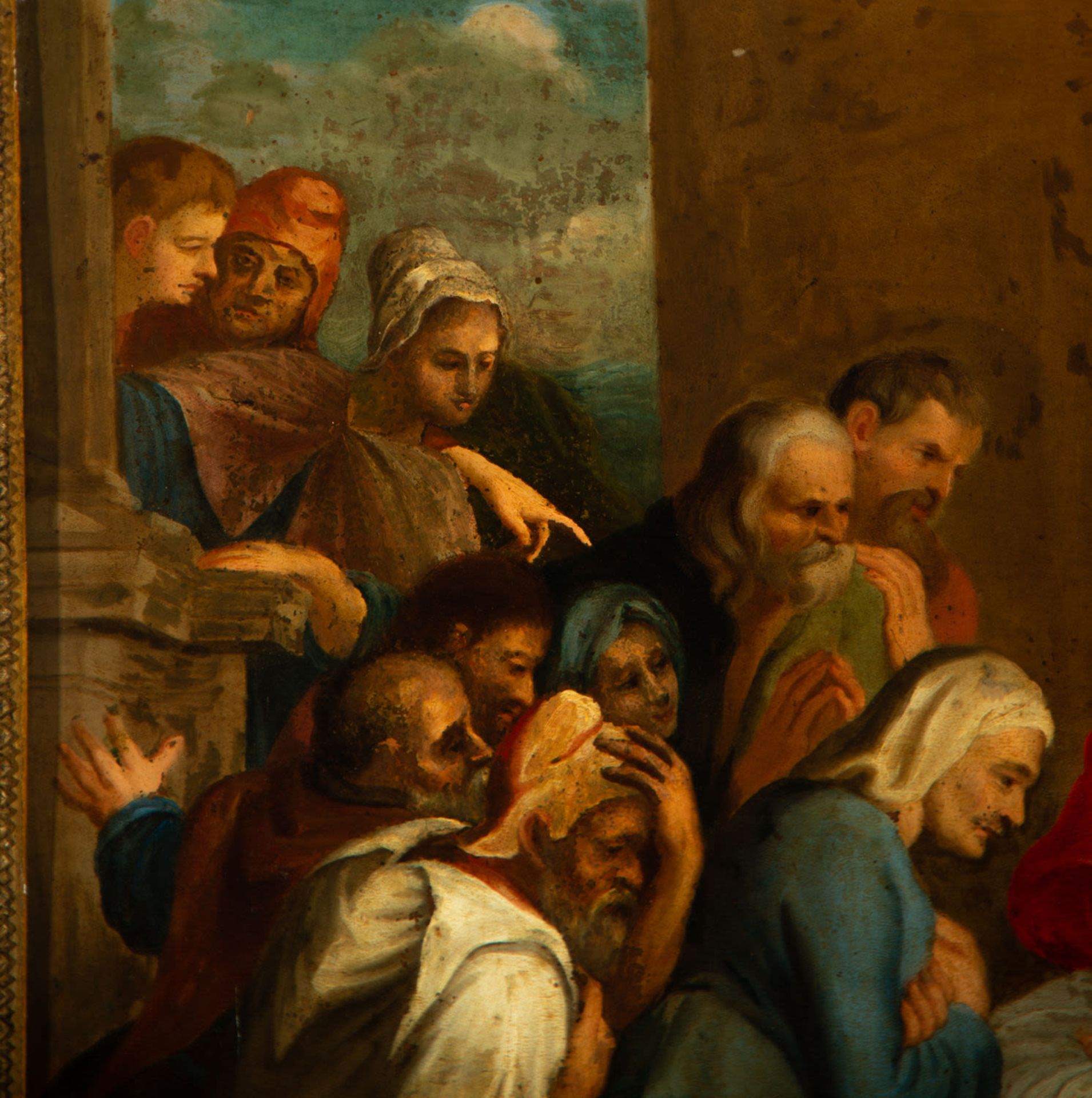 The Adoration of the Shepherds, Spanish school of the 17th century - Image 3 of 7