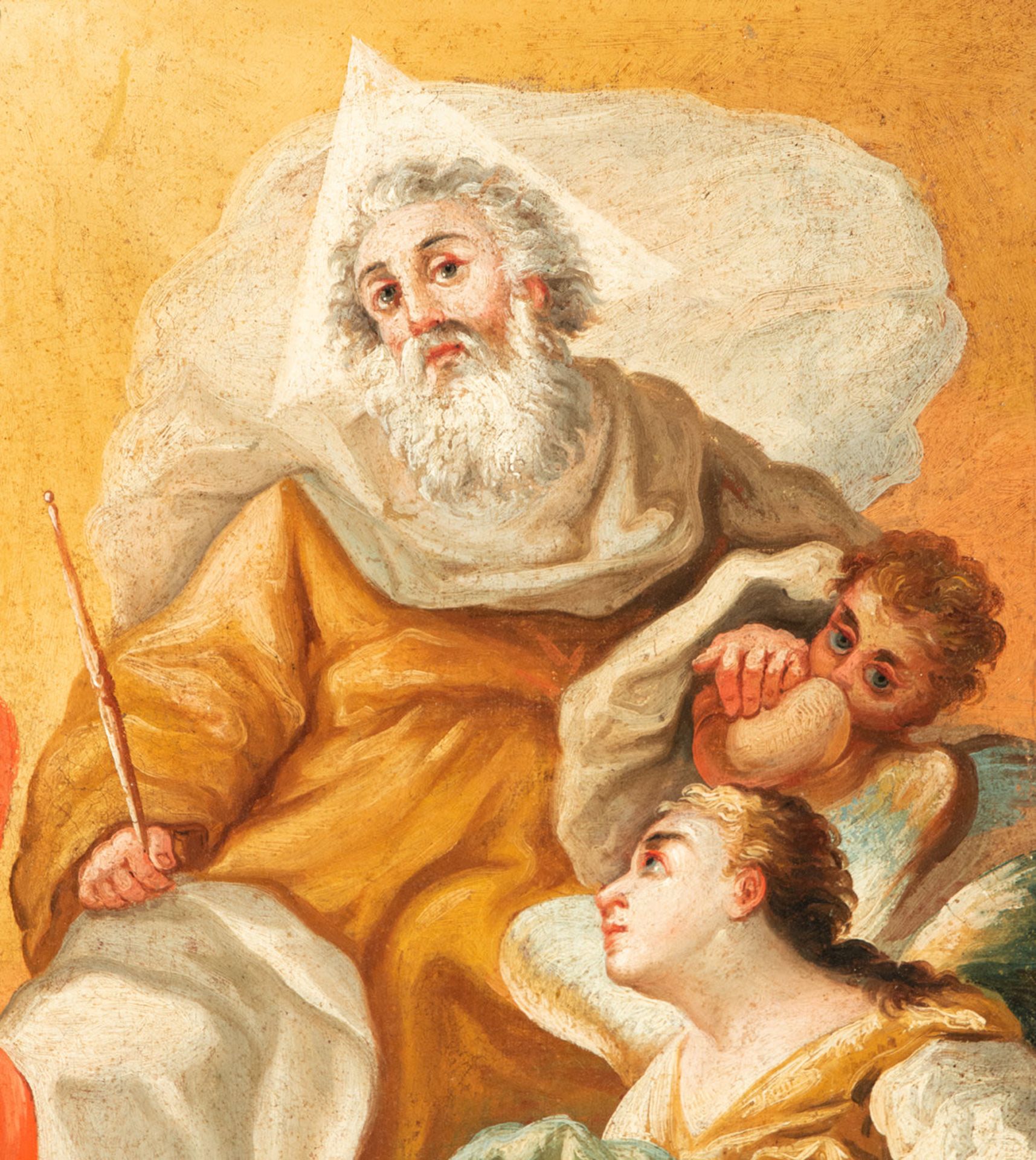 The Holy Trinity, a follower of Giambattista Tiepolo, italian school of the 18th century - Image 3 of 8