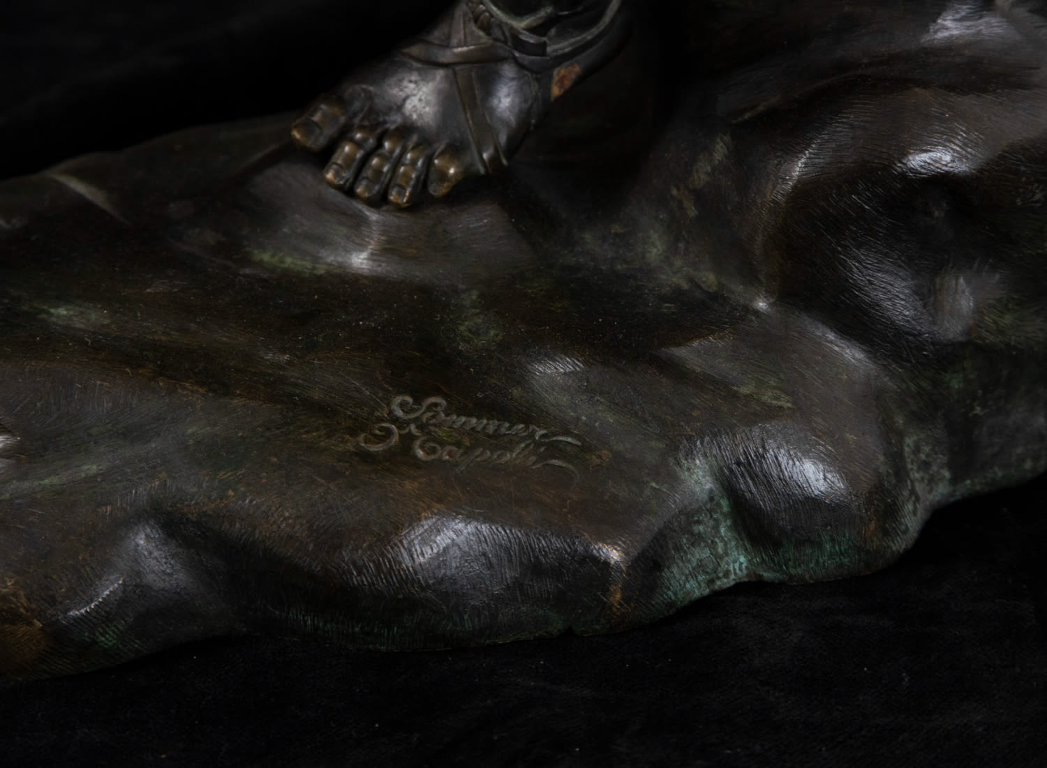 Bronze sculpture of Greek deity, 19th - 20th century - Image 4 of 4