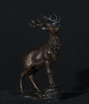 Deer in Bronze 19th century, Vienna, Austrian work