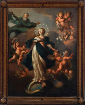 Immaculate Virgin, 17th century Neapolitan school