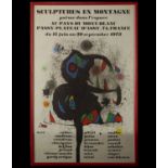 Poster, Joan Miró (Barcelona, ​​1893-Palma de Mallorca, 1983), 20th century