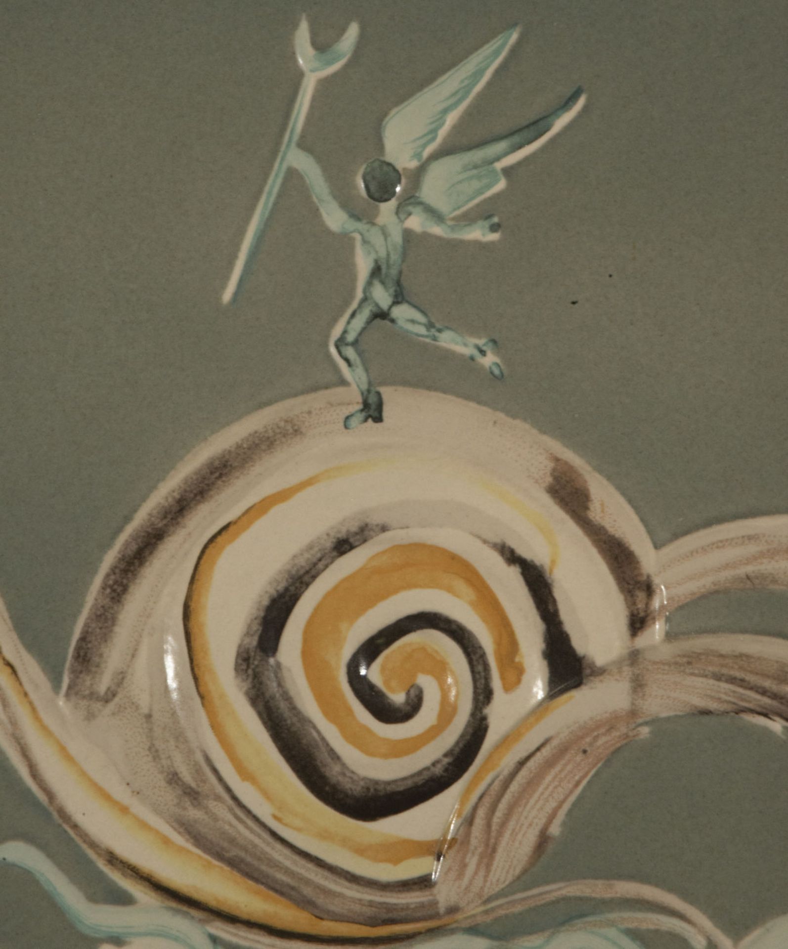 Ceramics, Salvador Dalí (1904-1989), series 1275/2000 - Bild 2 aus 6